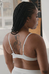 BASERANGE Bamboo fiber and cotton without steel ring wide edge bra series collection soft underwear France BAS-BRTR-BL-000-UNDYDB undyed BRTR1
